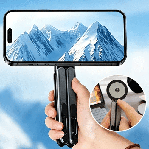 HOT SALE Magnetic Tablet Stand — Strong Suction & Foldable Design