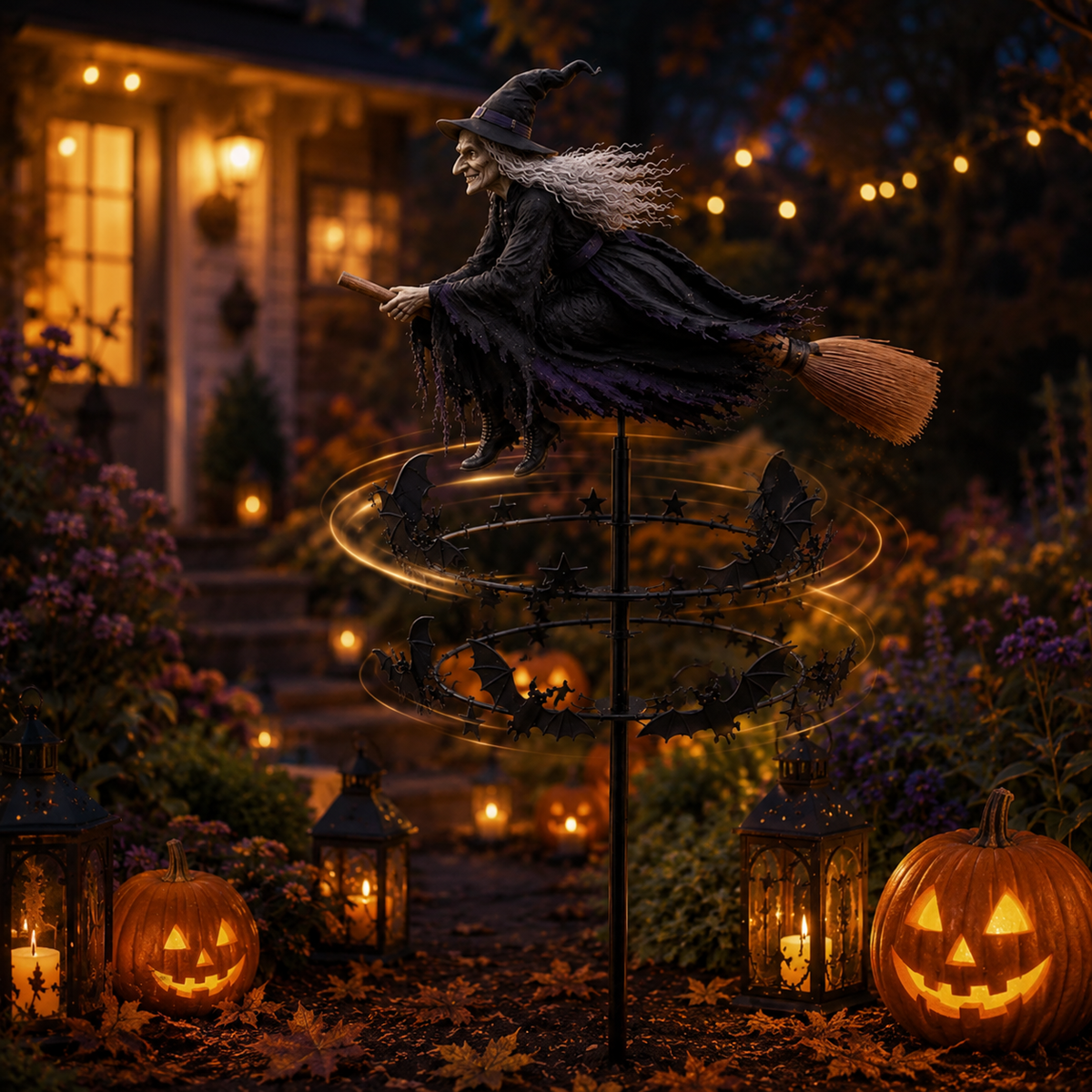 2026 NEW HOT SALE 49% OFF Enchanted Witch Garden Wind Spinner