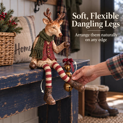 Vintage Old Reindeer Shelf Sitter