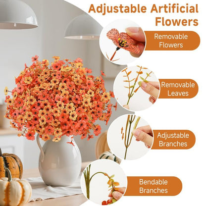 Last Day 50% OFF - UV-Resistant Artificial Daisy Flowers for Fall Decor Halloween