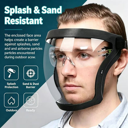 Unisex Full Face Safety Headgear For Cycling & Work