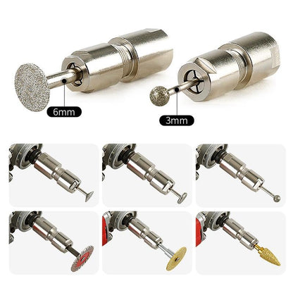 Hot Sale 50% OFF | Angle Grinder Conversion Kit | 3mm & 6mm Dual Collet for Precision Grinding