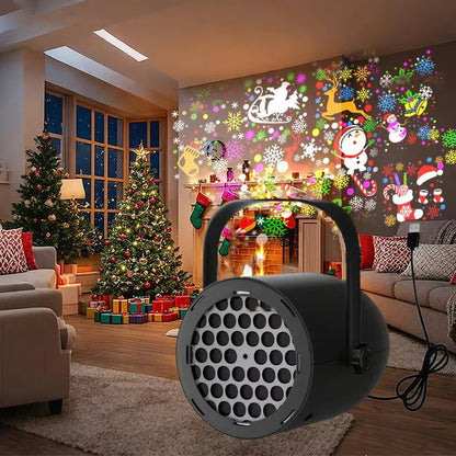 LED Christmas Projection Lamp – 16 Patterns of Pure Holiday Magic!