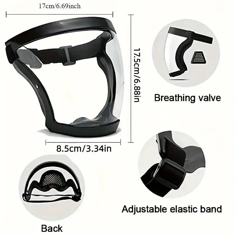 Unisex Full Face Safety Headgear For Cycling & Work