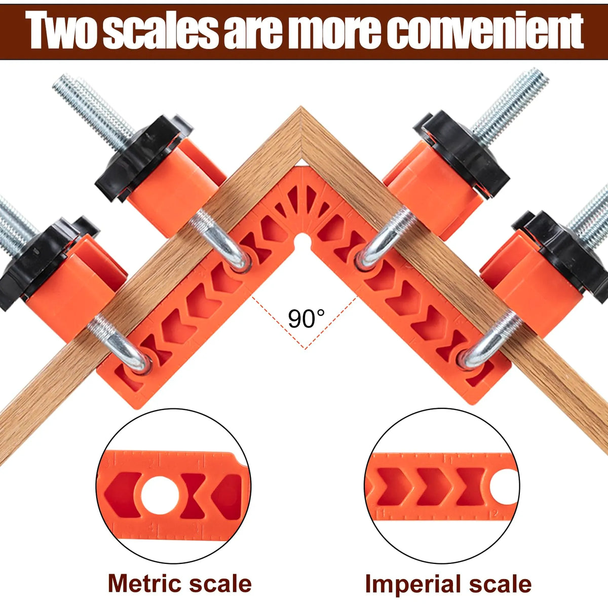 Perfect 90° Corners Made Easy – Professional Corner Clamp & Positioning Jig Set for Woodworking