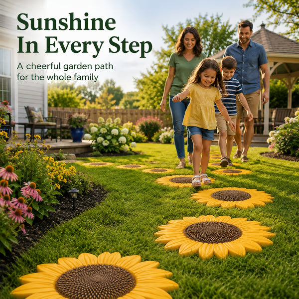 Reusable Sunflower Stepping Stone Mold!!!