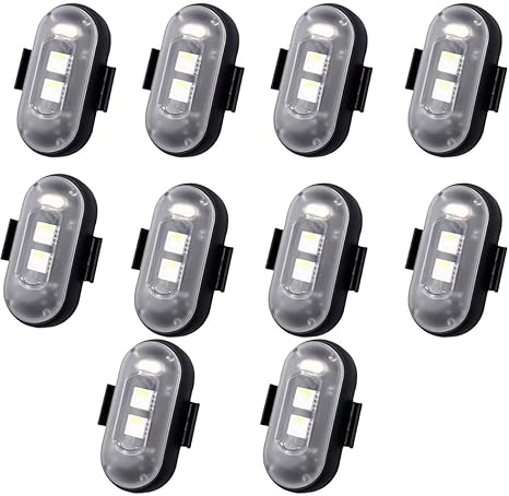 RGB LED Strobe Light Kit - Wireless Remote Multi-Mode Flashing For Night Riding Visibility & Safety Upgrade