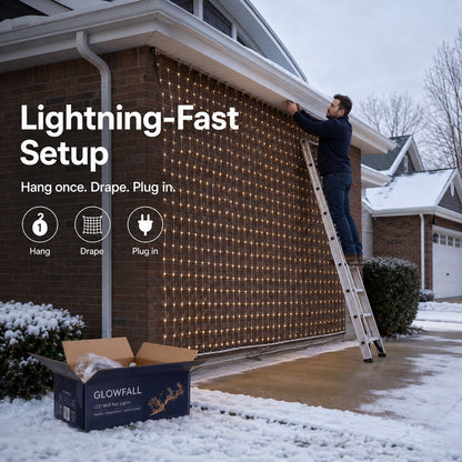 Early Christmas 49% OFFChristmas LED House Net & Smart Outdoor Wall Curtain Light