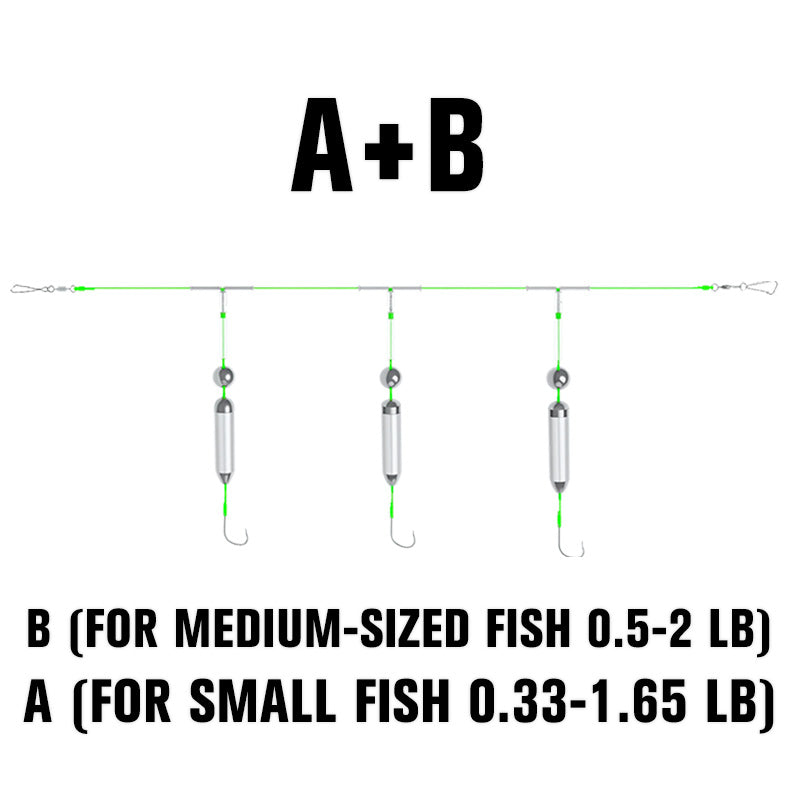LAST DAY 55% OFF - 3 Hooks Anti Drift Bottom Fishing Rig