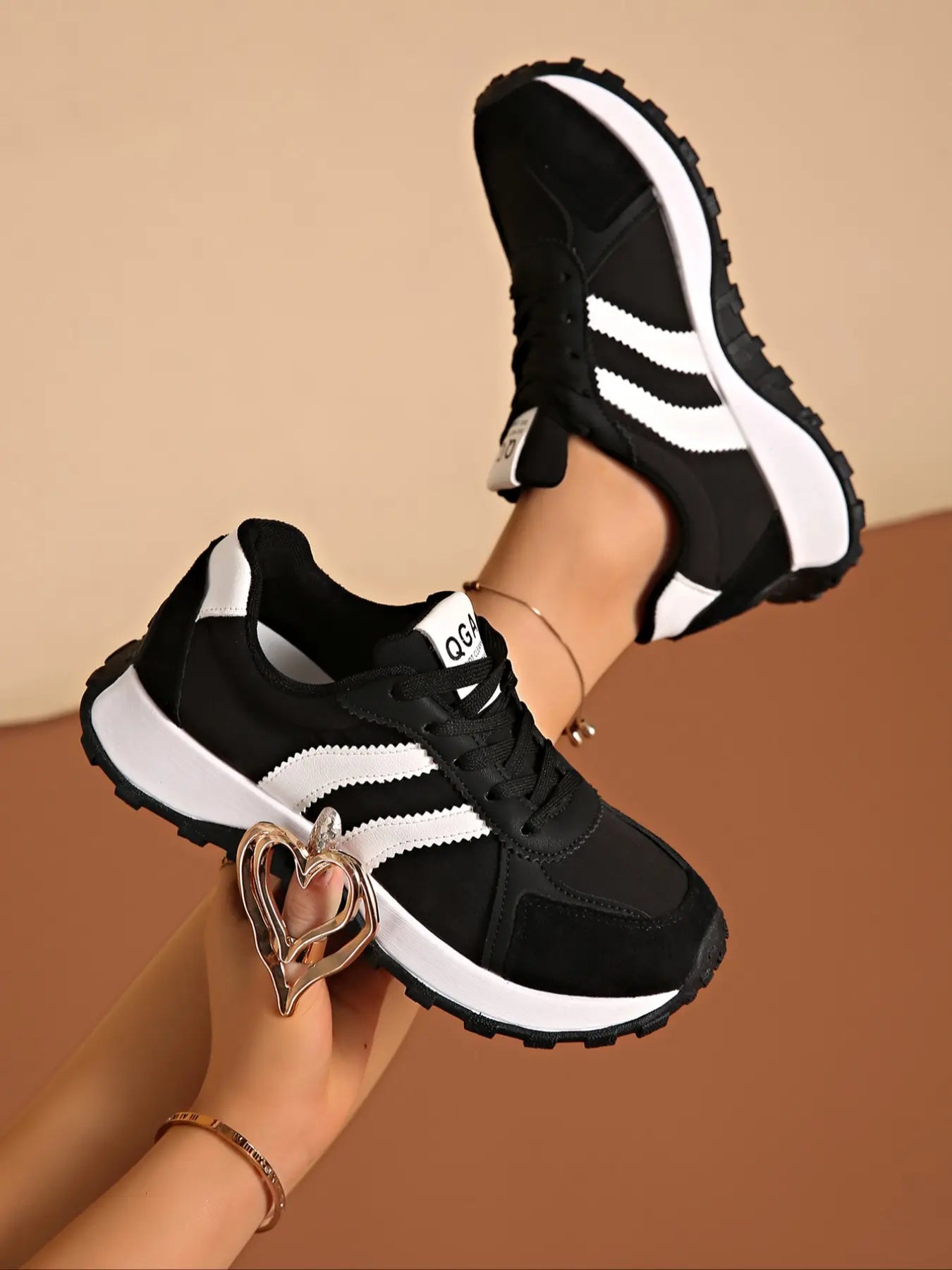 Women's Trainers – Lace-Up, Non-Slip