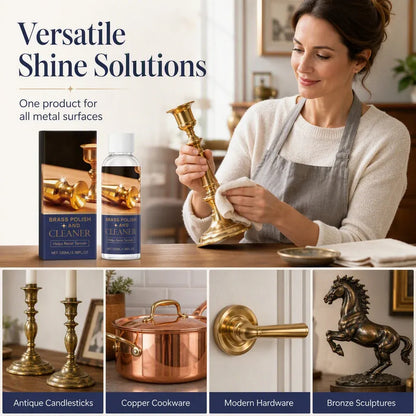 TARNISHED BRASS? FIX IT FAST! Polish & Cleaner – Removes Oxidation, Restores Shine, Gentle on Surfaces – Easy Application!