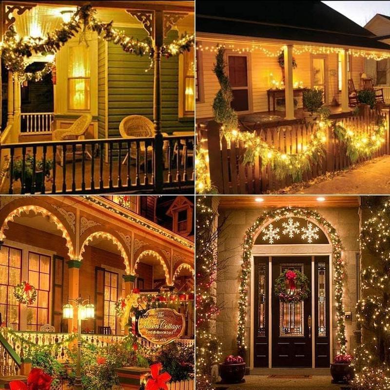 Solar Powered Flexible LED String Lights — 8 Modes, Auto On/Off, IP65 Waterproof