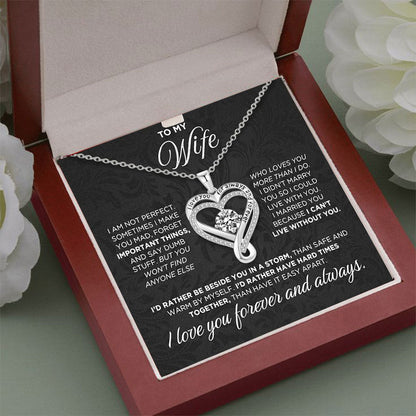 For Love - I Love You For Always & Forever Necklace
