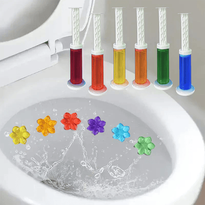 Hot Sale72 Flowers Toilet Cleaner Gel Stamp