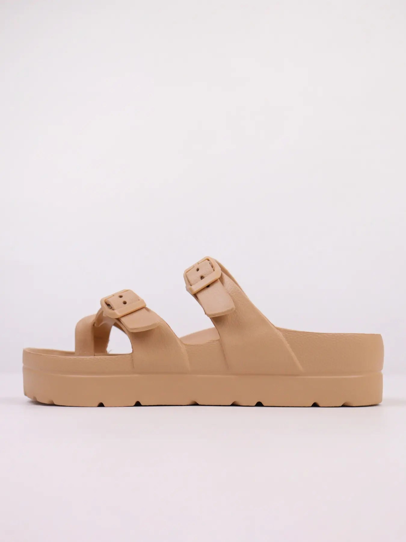 Women's EVA Slides – Open Toe, Chunky Sole, Slip-On