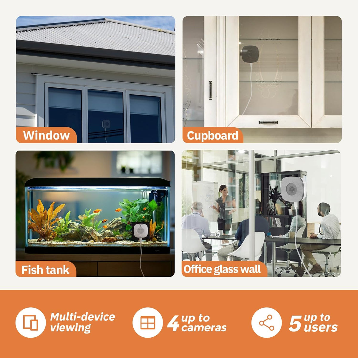crystal-clear 2K security camera Color Night Vision 24/7 Recording & Smart Alerts Easy Install!