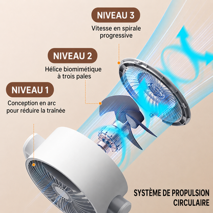 Adjustable Height Stand Fan with Remote Control & Timer