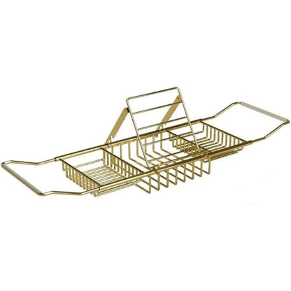 Adjustable Bathtub Caddy Stainless Steel