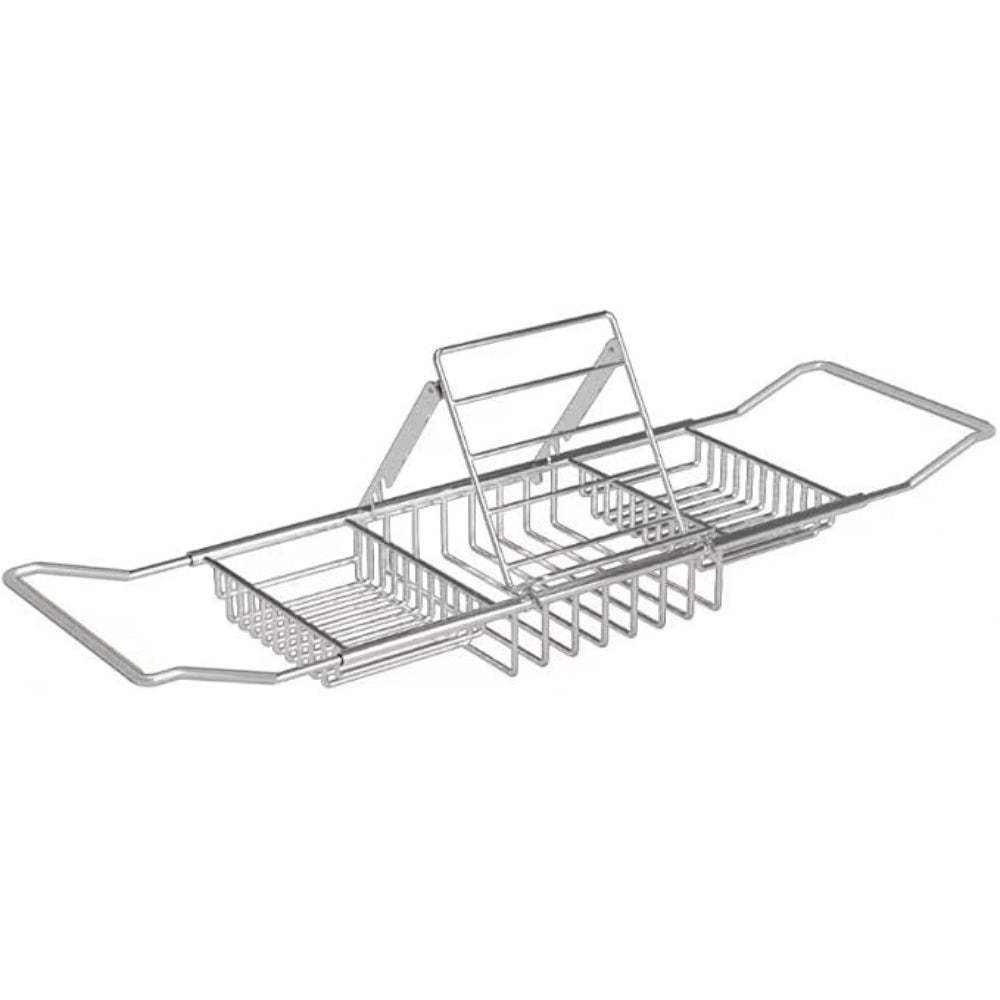 Adjustable Bathtub Caddy Stainless Steel