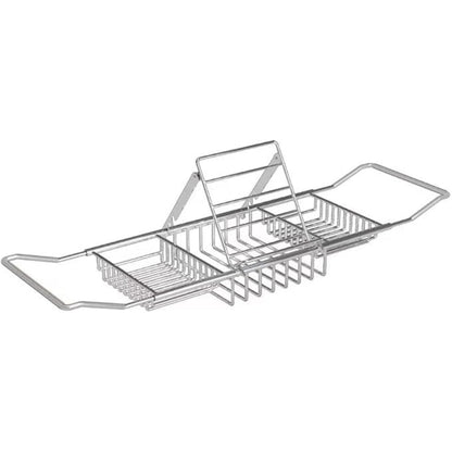 Adjustable Bathtub Caddy Stainless Steel