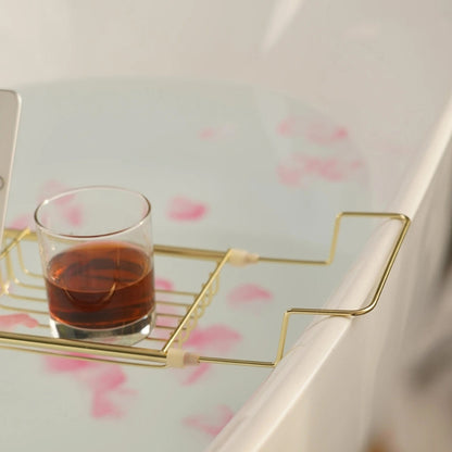 Adjustable Bathtub Caddy Stainless Steel