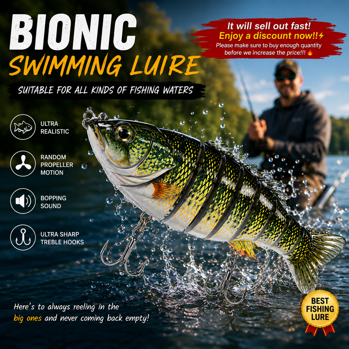 HOT SaleBionic Lure —Catch Big Fish Fast!
