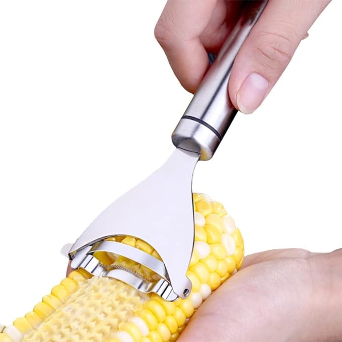 Stainless Steel Corn Stripper – Remove Kernels in Seconds