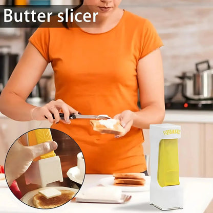 One-Click Butter Slicer Slice Even Butter Cubes Easily