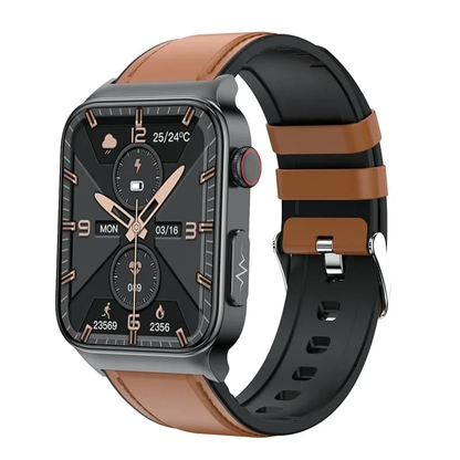 AeroPulse Smartwatch With ECG And Glucose Tracker 1.83 Inch HD Screen