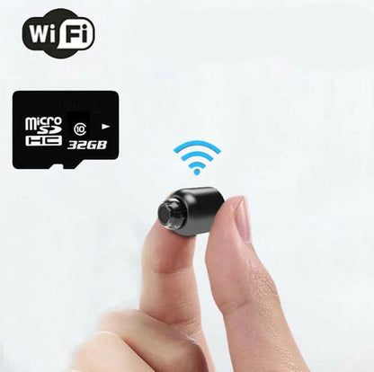 Compact 1080P WiFi Security Camera with Night Vision & Clear Audio