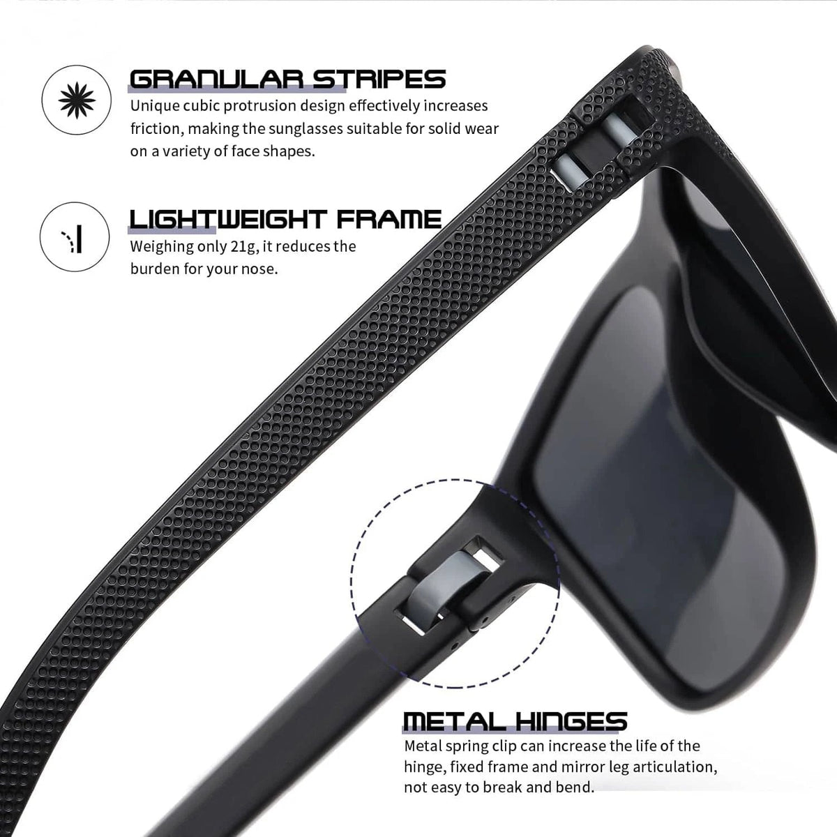 Unisex Polarized Sunglasses – Outdoor Glasses for Driving & Sports