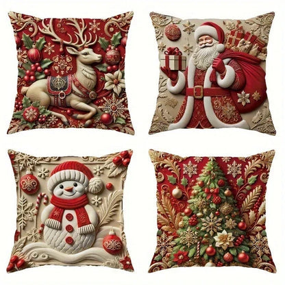 Christmas Best Seller Festive Red Pillow Cover — Add Holiday Cheer to Your Home