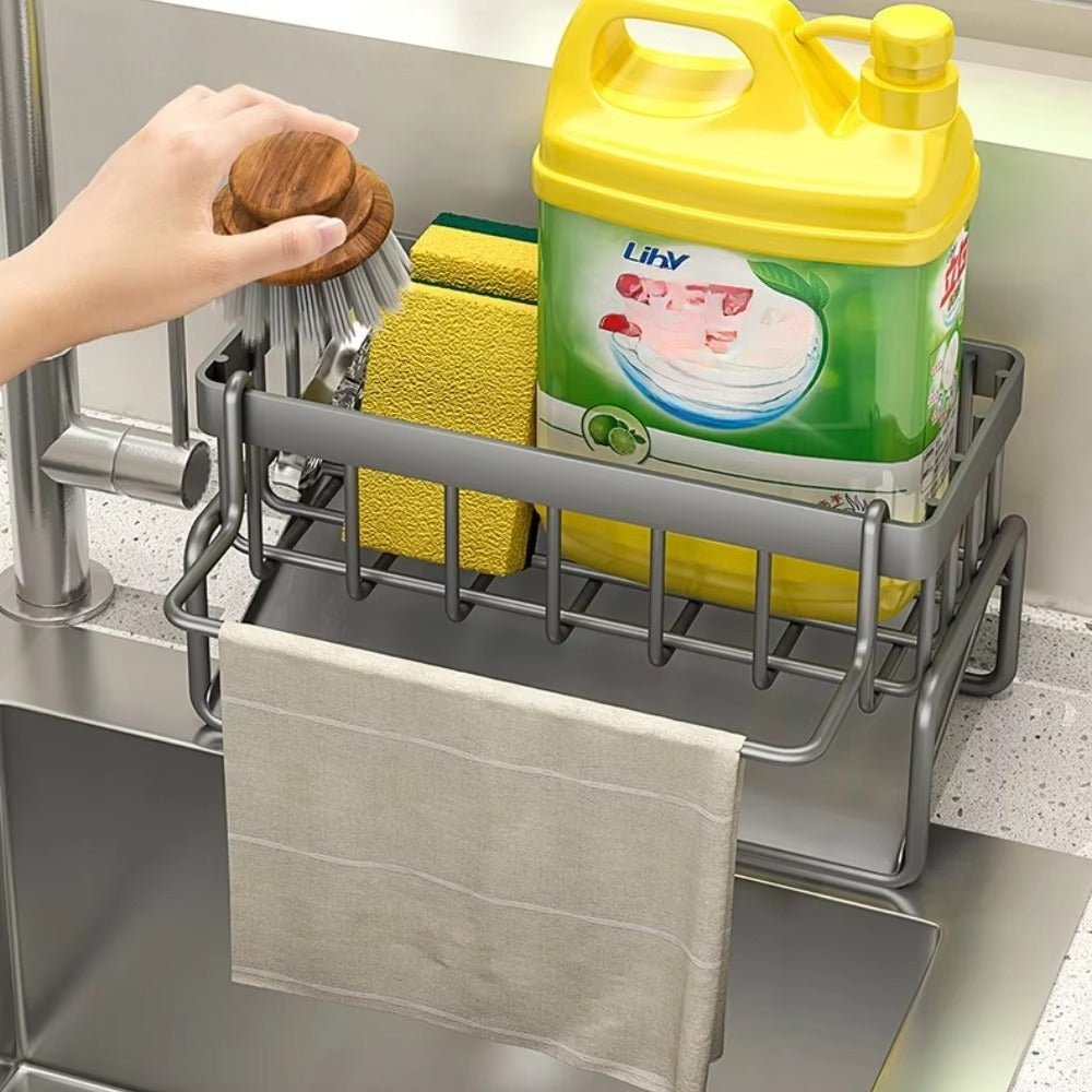 Multipurpose Sink Caddy for Sponges and Soaps