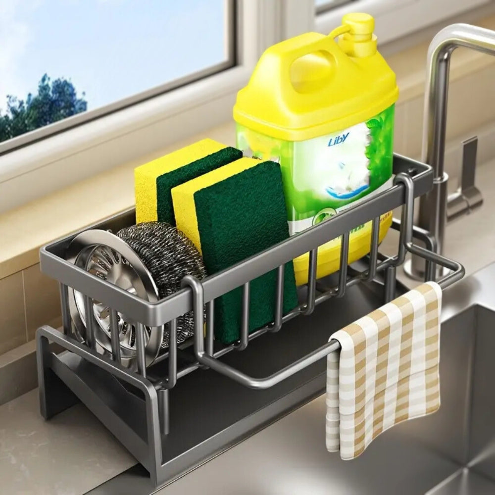 Multipurpose Sink Caddy for Sponges and Soaps
