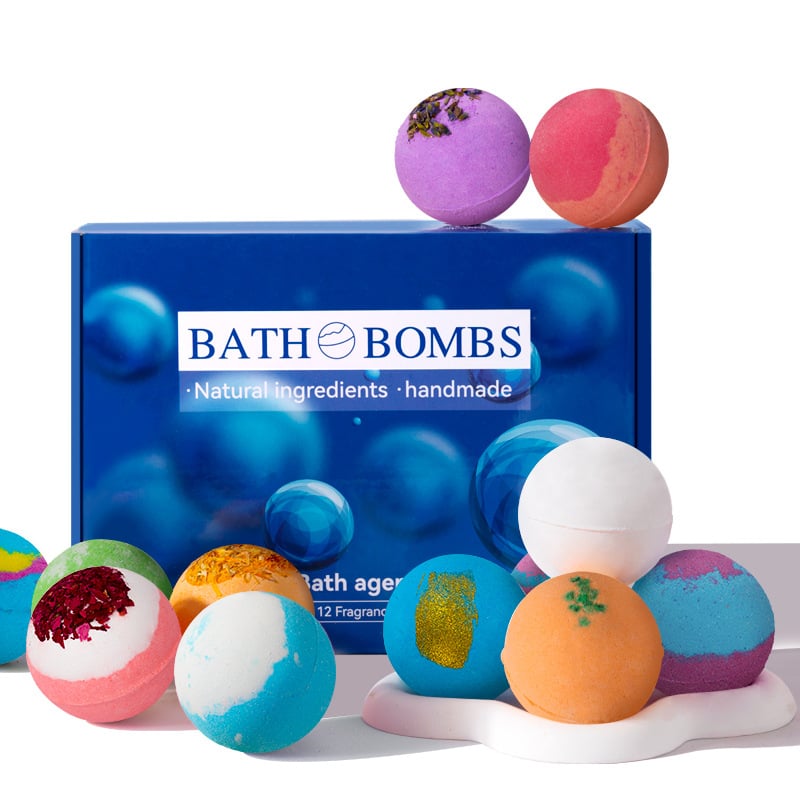 Kids Bath Bombs with Surprise Spring Toys Inside