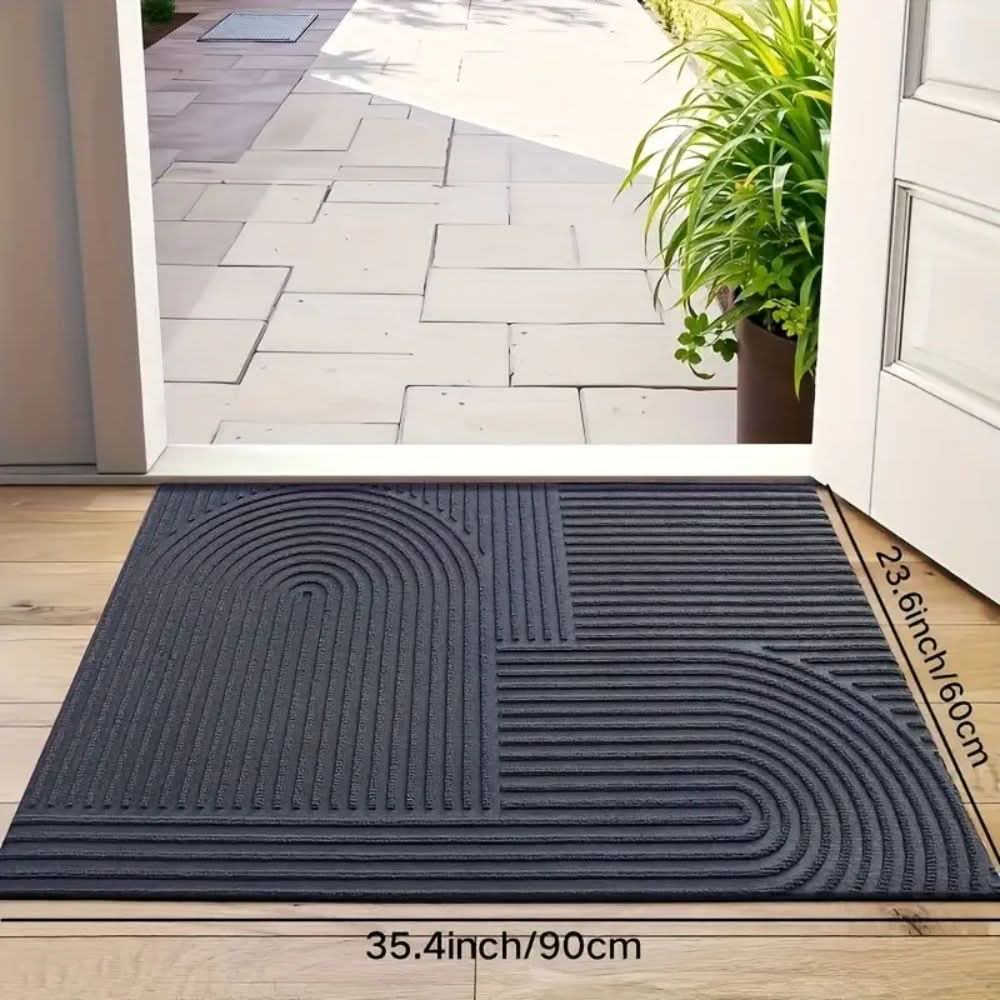AQUARAY | Wave Pattern Entry Mat - Washable & Absorbent