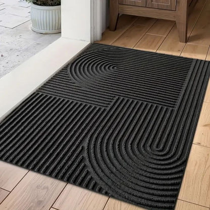 AQUARAY | Wave Pattern Entry Mat - Washable & Absorbent