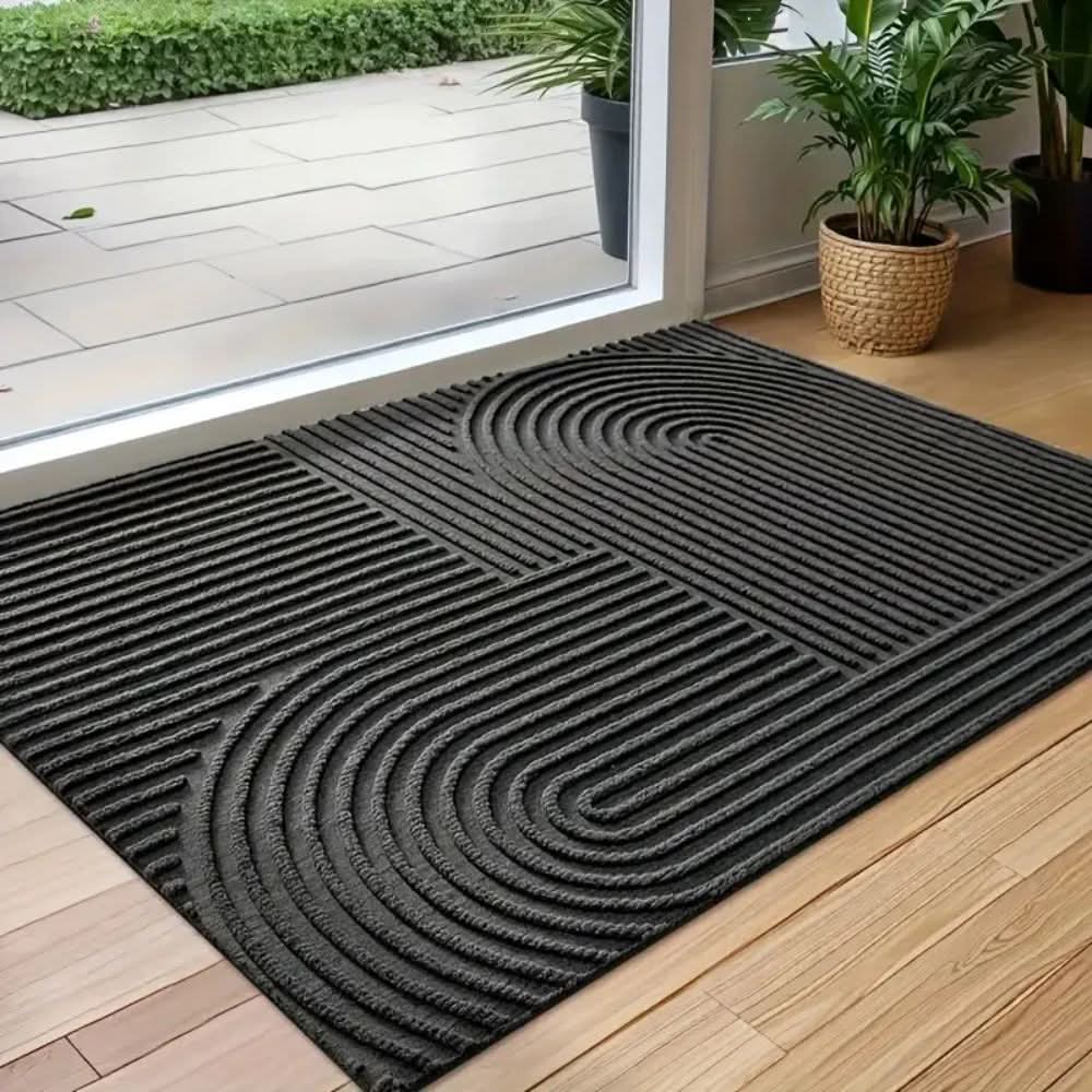 AQUARAY | Wave Pattern Entry Mat - Washable & Absorbent