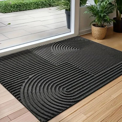 AQUARAY | Wave Pattern Entry Mat - Washable & Absorbent