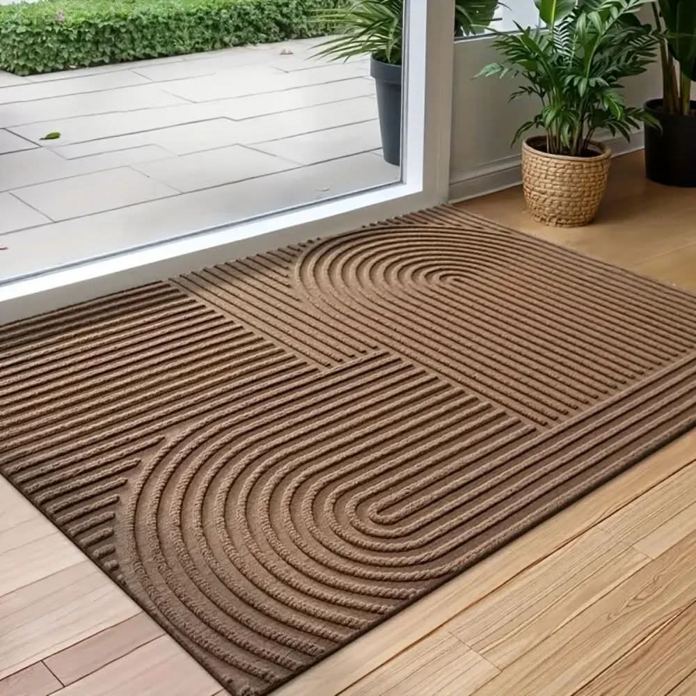 AQUARAY | Wave Pattern Entry Mat - Washable & Absorbent