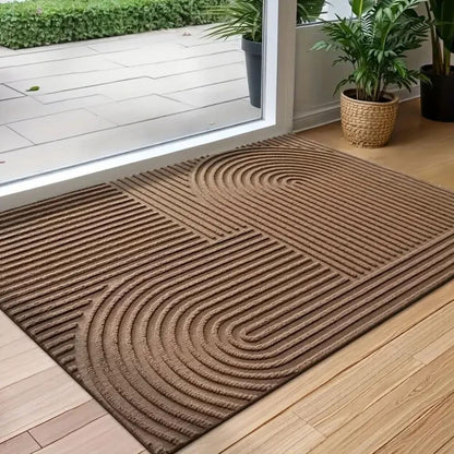 AQUARAY | Wave Pattern Entry Mat - Washable & Absorbent