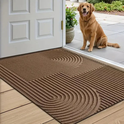 AQUARAY | Wave Pattern Entry Mat - Washable & Absorbent