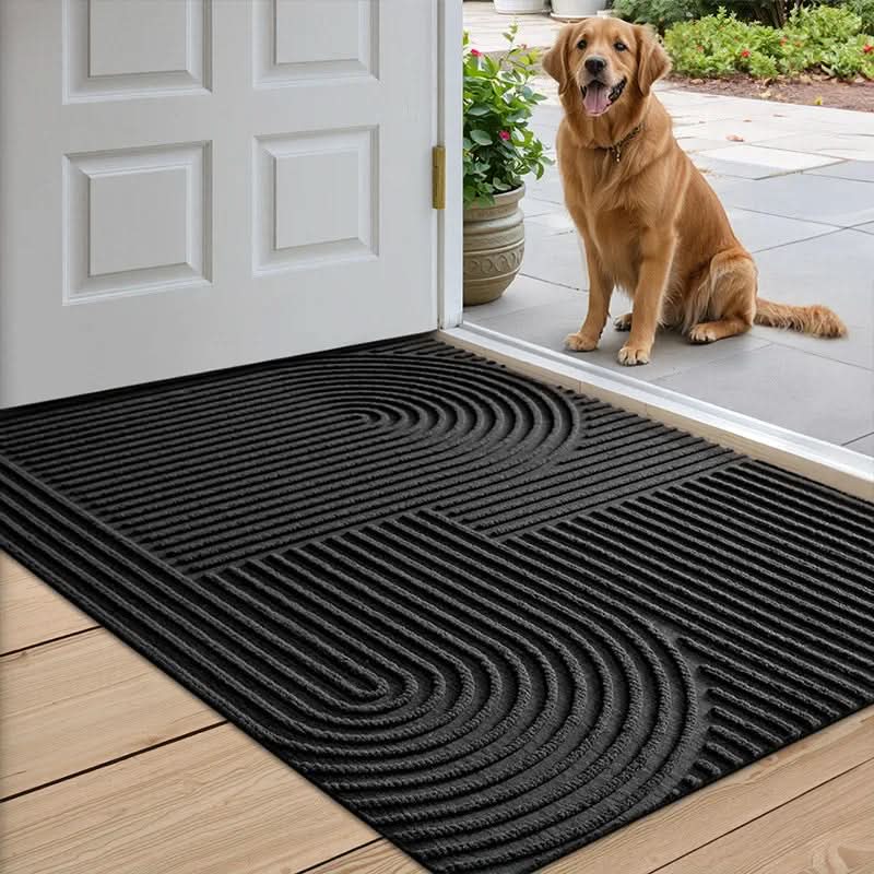 AQUARAY | Wave Pattern Entry Mat - Washable & Absorbent