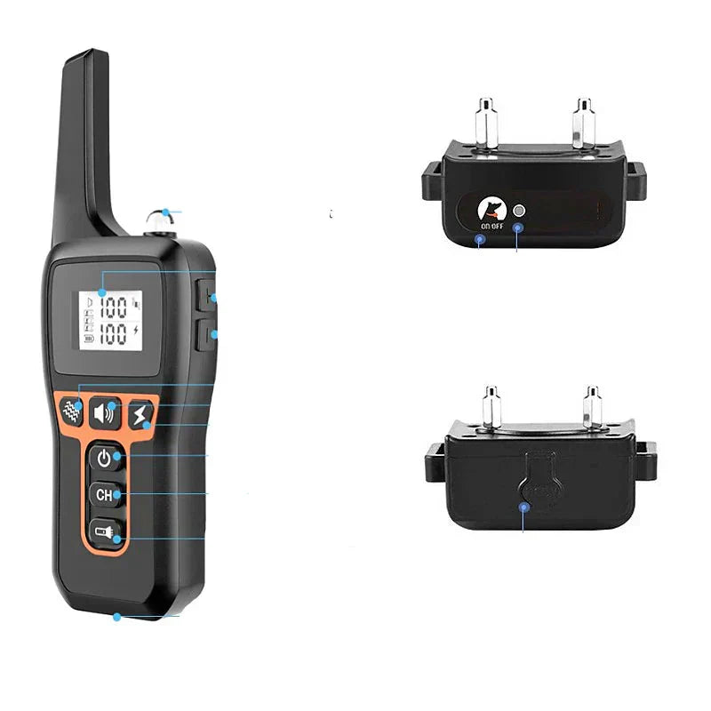 AquaStride Pro 1000m Waterproof Dog Training Collar