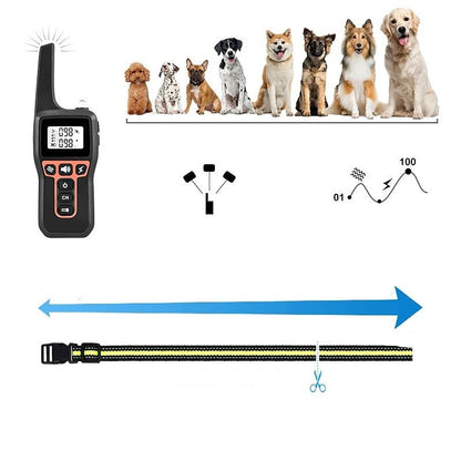 AquaStride Pro 1000m Waterproof Dog Training Collar