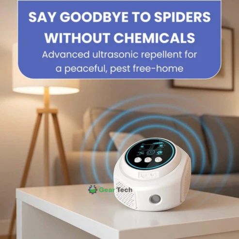 Ultrasonic Spider Repeller Plug-in - No Harsh Chemicals