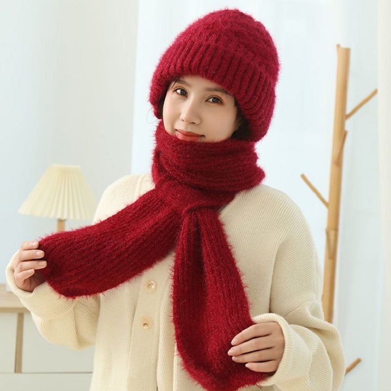 Cozy Winter Hat & Scarf Set: Ultimate Cold Weather Protection