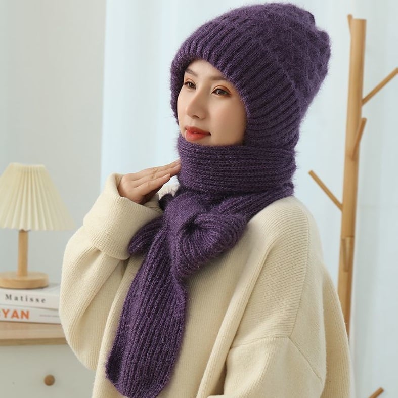 Cozy Winter Hat & Scarf Set: Ultimate Cold Weather Protection