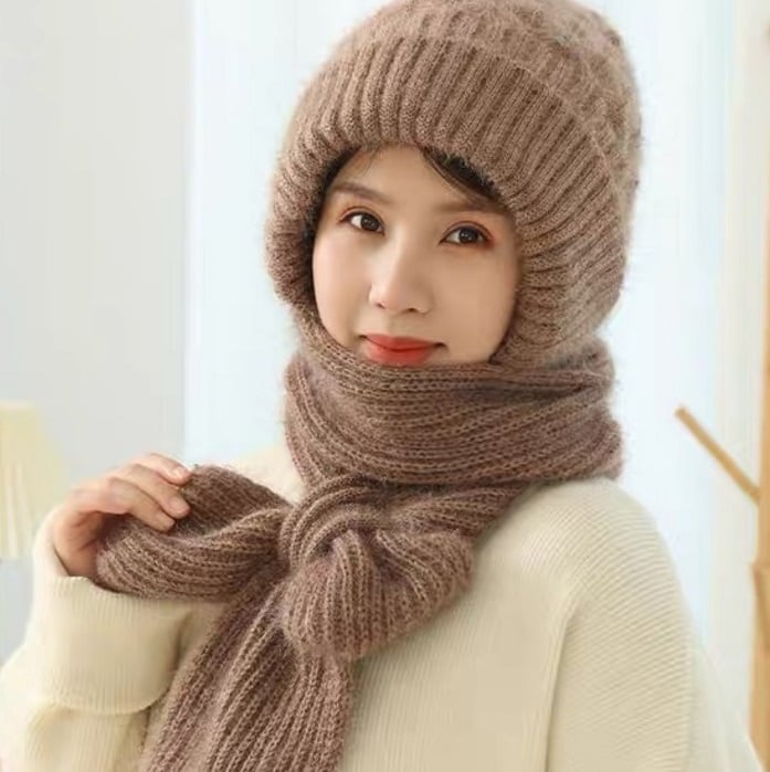 Cozy Winter Hat & Scarf Set: Ultimate Cold Weather Protection