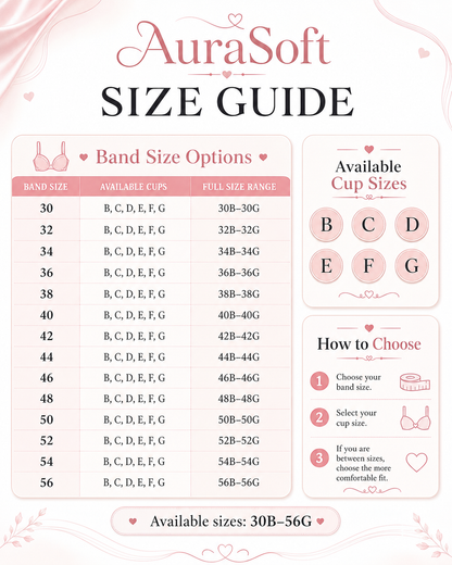 AuraSoft - Front-Closure Breathable Bra for Seniors